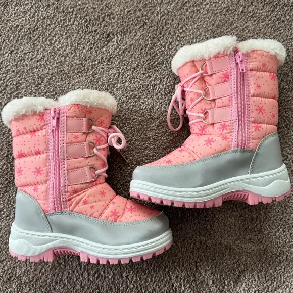 Girls Insulated Snow Boots - Picture 7 of 8